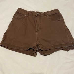 Brown Shein Shorts